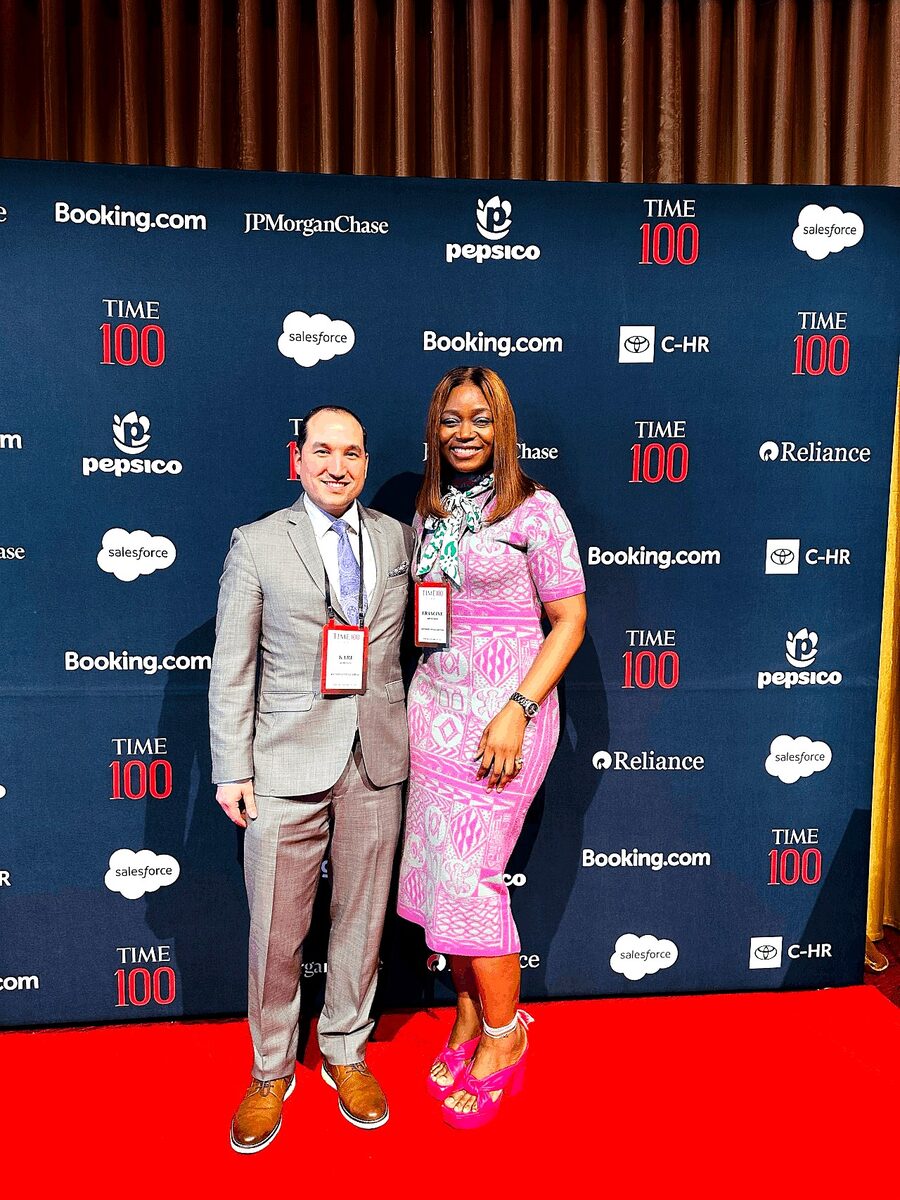 Francine Mbvoumbo at a global leadership summit